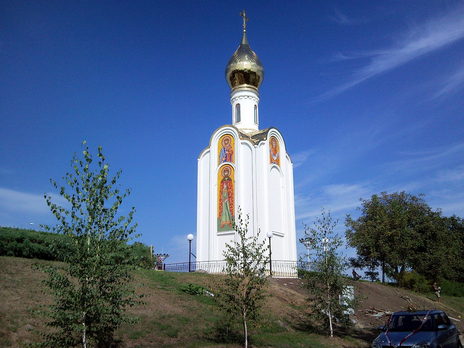 Новая часовня на мемориале Славы